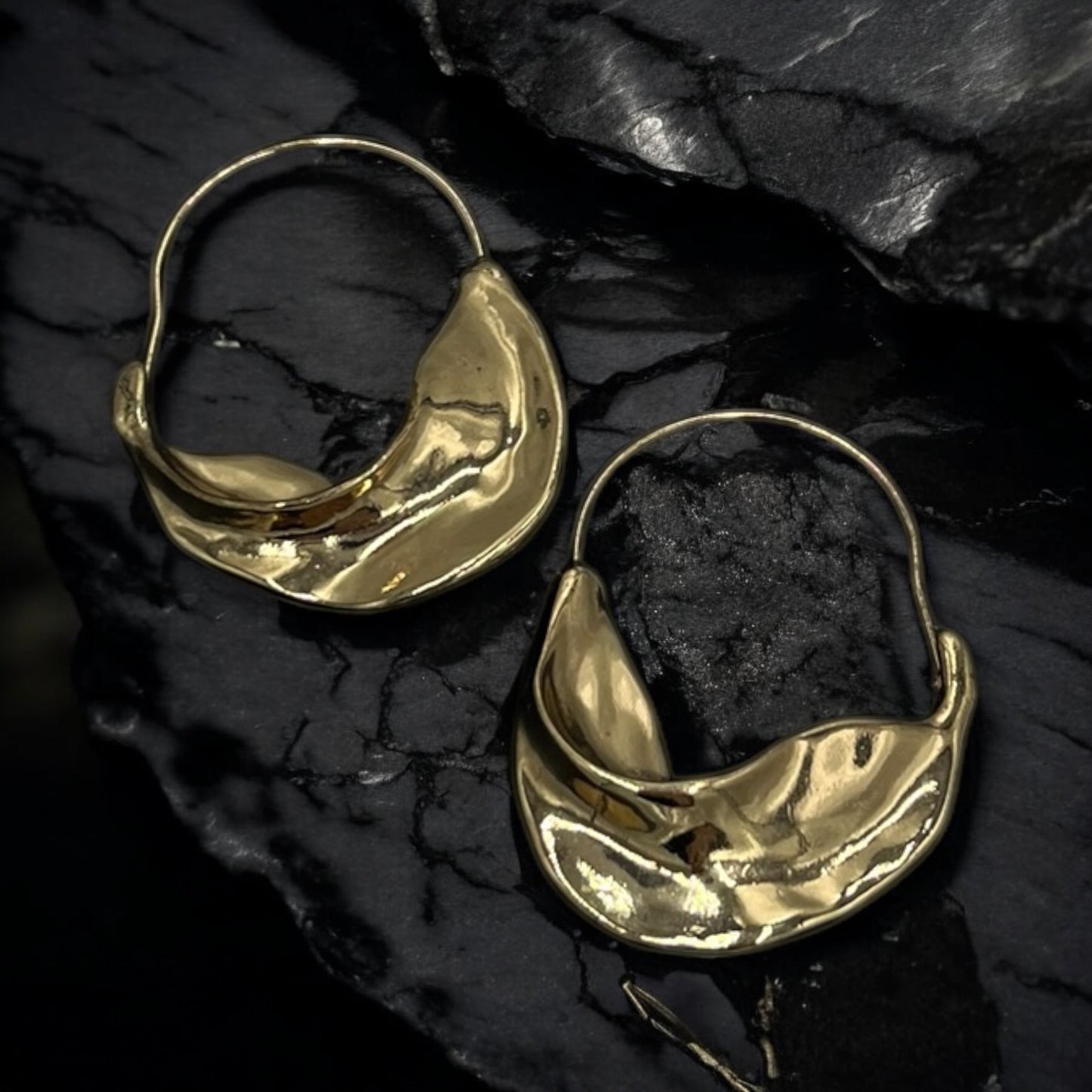 Gold Althea Earrings