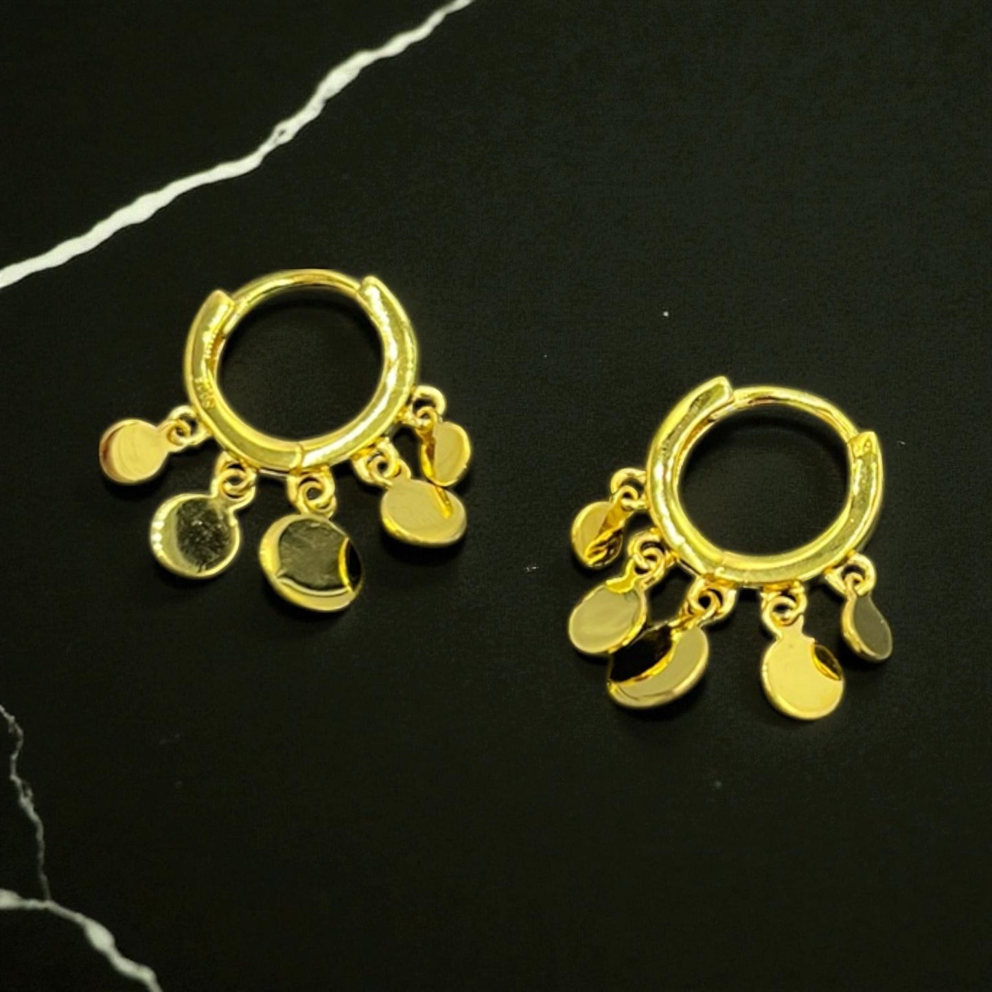 Gold Arabella earrings