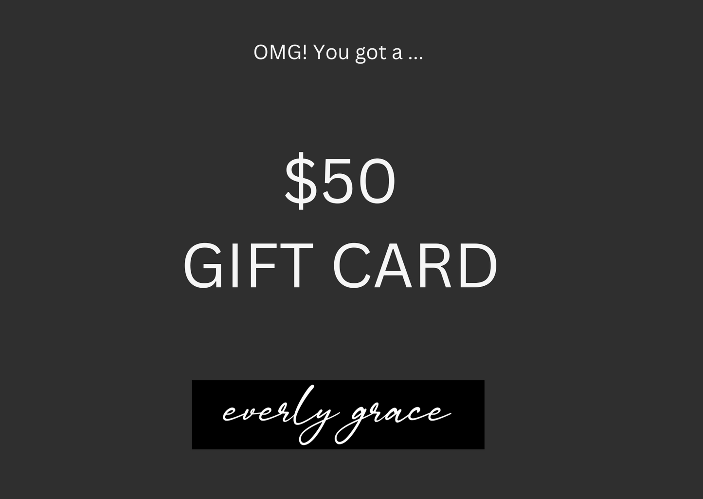 $50 gift Card