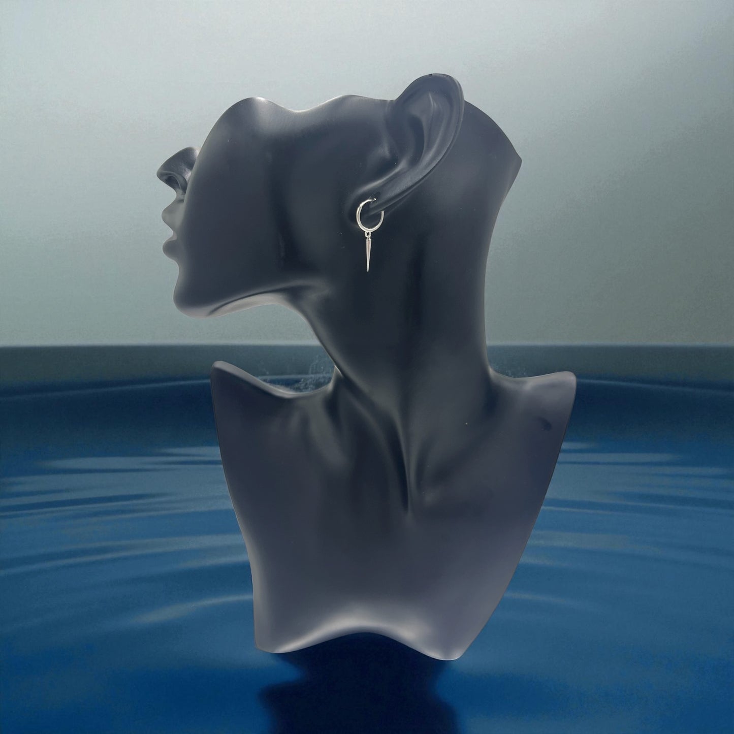 Silver Spike earrings