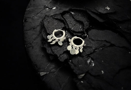 Silver Arabella earrings